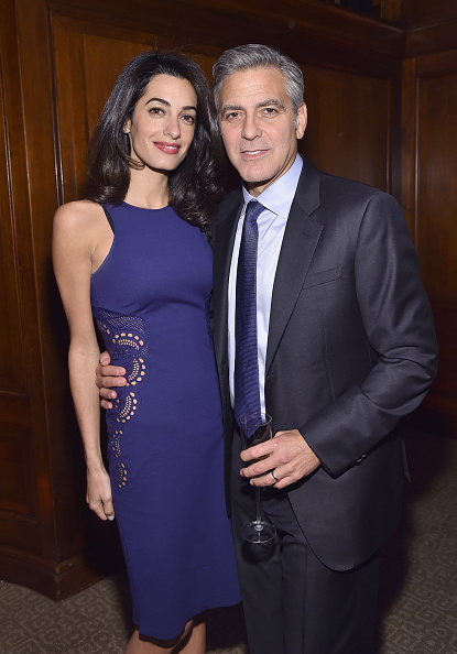 Image result for Actor George Clooney's wife, Amal pregnant with twins