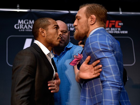 ... be between JosÃ© Aldo and Conor McGregor for the Feather Championship